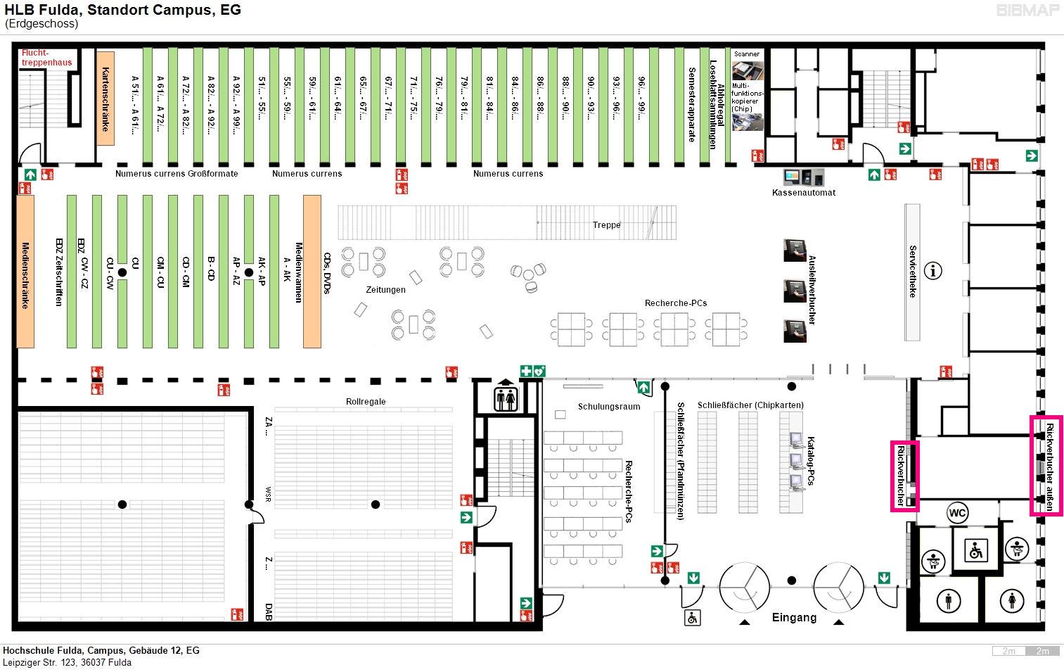 image of location system Hochschule Fulda, Campus, Gebude 12, EG
Leipziger Str. 123, 36037 Fulda